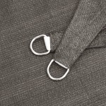 vidaXL Parasolar din HDPE deptunghiular 4x6 m, Antracit