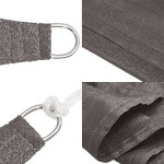 vidaXL Parasolar din HDPE deptunghiular 4x6 m, Antracit