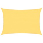 vidaXL Parasolar dreptunghiular din HDPE 4x6 m, Bej