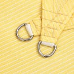 vidaXL Parasolar dreptunghiular din HDPE 4x6 m, Bej