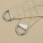 vidaXL Parasolar din țesătură oxford, dreptunghiular, 4 x 6 m, bej