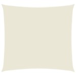 vidaXL Parasolar din țesătură oxford, pătrat, 3,6 x 3,6 m, crem
