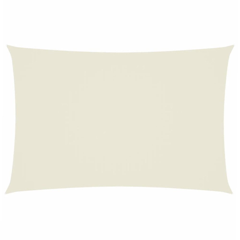 vidaXL Parasolar din țesătură oxford, dreptunghiular, 2 x 4 m, crem