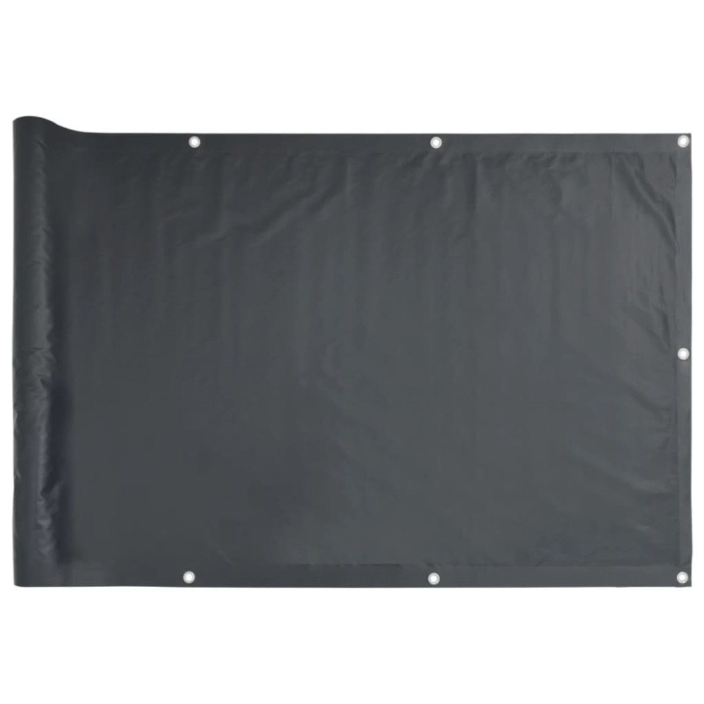 vidaXL Prelată balcon, material textil oxford, 90 x 400 cm, antracit