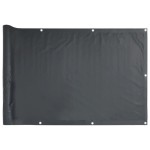 vidaXL Prelată balcon, material textil oxford, 90 x 400 cm, antracit vidaXL Prelată balcon, material textil oxford, 90 x 400 cm, antracit