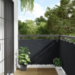 vidaXL Prelată balcon, material textil oxford, 90 x 400 cm, antracit vidaXL Prelată balcon, material textil oxford, 90 x 400 cm, antracit