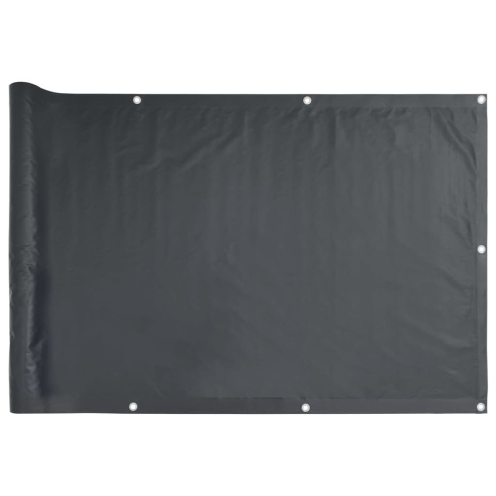 vidaXL Prelată pentru balcon din țesătură oxford, 90x600cm, antracit