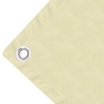 vidaXL Prelată pentru balcon, material textil oxford, 90x400 cm, crem