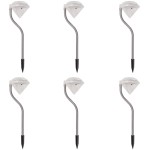 vidaXL Lămpi solare cu LED pentru grădină, 6 buc., 9x7,8x29,5 cm vidaXL Lămpi solare cu LED pentru grădină, 6 buc., 9x7,8x29,5 cm