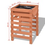 vidaXL Jardinieră 38 x 36 x 60 cm, lemn vidaXL Jardinieră 38 x 36 x 60 cm, lemn