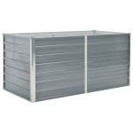 vidaXL Pat înalt straturi, 160x80x77, oțel galvanizat, gri