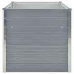 vidaXL Pat înalt straturi, 160x80x77, oțel galvanizat, gri