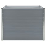 vidaXL Pat înalt straturi, 100x100x77, oțel galvanizat, gri