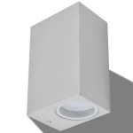 vidaXL Corp iluminat LED perete exterior 2 buc, pătrat, sus/jos vidaXL Corp iluminat LED perete exterior 2 buc, pătrat, sus/jos