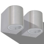 vidaXL Corp iluminat LED, perete exterior, 2 buc, rotund, direcție jos vidaXL Corp iluminat LED, perete exterior, 2 buc, rotund, direcție jos