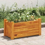 vidaXL Strat înălțat de grădină, 50x25x25 cm, lemn de acacia