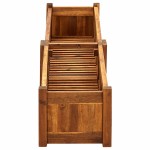 vidaXL Strat înălțat de grădină, 150x30x25 cm, lemn de acacia