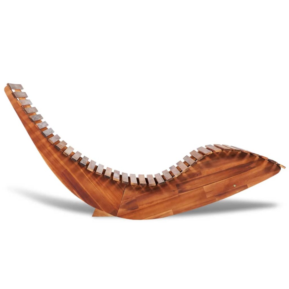 vidaXL Șezlong balansoar, lemn de acacia