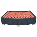 vidaXL Treaptă pentru spa, negru, 92 x 45 x 25 cm, poliratan vidaXL Treaptă pentru spa, negru, 92 x 45 x 25 cm, poliratan