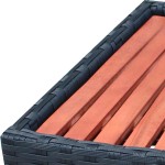 vidaXL Treaptă pentru spa, negru, 92 x 45 x 25 cm, poliratan vidaXL Treaptă pentru spa, negru, 92 x 45 x 25 cm, poliratan