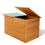 vidaXL Ladă de depozitare de grădină, 126 x 72 x 72 cm, lemn vidaXL Ladă de depozitare de grădină, 126 x 72 x 72 cm, lemn