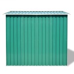 vidaXL Magazie șopron metalic de grădină, 257 x 205 x 178 cm, verde vidaXL Magazie șopron metalic de grădină, 257 x 205 x 178 cm, verde
