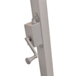 vidaXL Umbrelă suspendată, stâlp de aluminiu, 300x300 cm, verde
