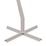 vidaXL Umbrelă suspendată, stâlp de aluminiu, 300x300 cm, verde