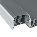vidaXL Panouri pentru acoperiș, 12 buc., gri, oțel galvanizat vidaXL Panouri pentru acoperiș, 12 buc., gri, oțel galvanizat