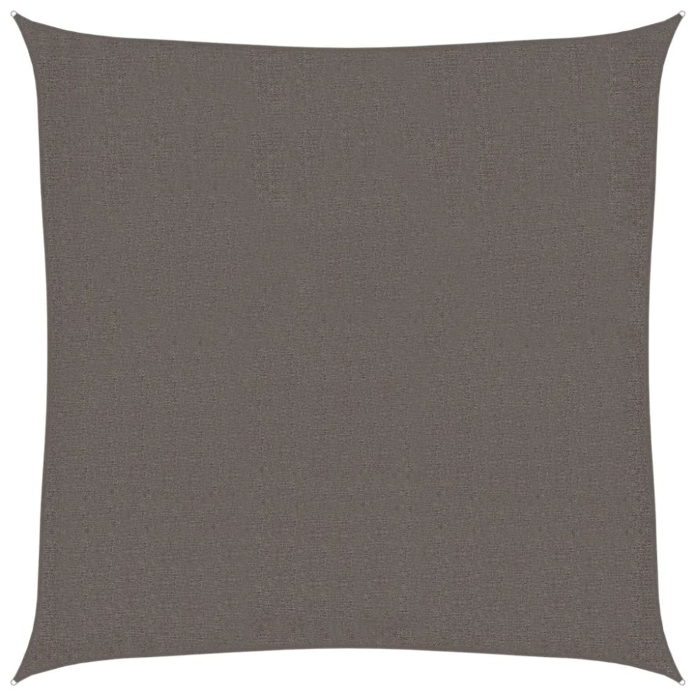 vidaXL Pânză parasolar, antracit, 2 x 2 m, HDPE, pătrat