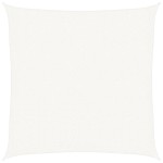 vidaXL Pânză parasolar, alb, 3,6 x 3,6 m, HDPE, pătrat