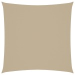 vidaXL Parasolar din material textil oxford, pătrat, 2 x 2 m, bej