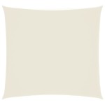 vidaXL Parasolar din material textil oxford, pătrat, 2 x 2 m, crem