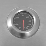 vidaXL Grătar de Barbecue pe Gaz Argintiu Oțel inoxidabil