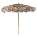 vidaXL Umbrelă din bambus cu umbrar din frunze de bananier, 210 cm vidaXL Umbrelă din bambus cu umbrar din frunze de bananier, 210 cm