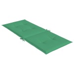 vidaXL Perne scaun cu spătar înalt, 4 buc., verde, 120x50x3 cm, textil vidaXL Perne scaun cu spătar înalt, 4 buc., verde, 120x50x3 cm, textil