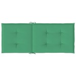 vidaXL Perne scaun cu spătar înalt, 4 buc., verde, 120x50x3 cm, textil vidaXL Perne scaun cu spătar înalt, 4 buc., verde, 120x50x3 cm, textil