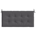 vidaXL Pernă de bancă de grădină antracit 100x50x4 cm textil oxford vidaXL Pernă de bancă de grădină antracit 100x50x4 cm textil oxford