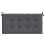 vidaXL Pernă de bancă de grădină antracit 120x50x4 cm textil oxford