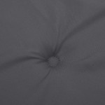 vidaXL Pernă de bancă de grădină antracit 120x50x4 cm textil oxford