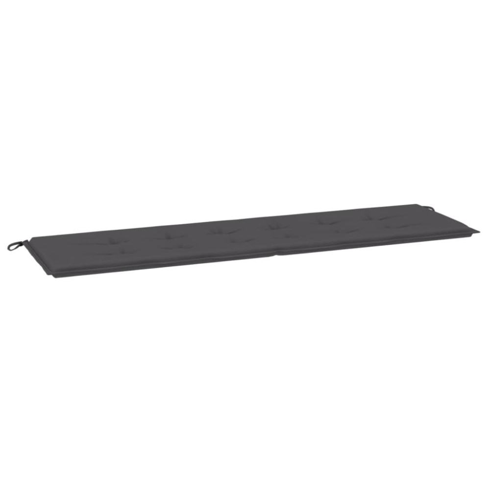 vidaXL Pernă de bancă de grădină antracit 180x50x3 cm textil oxford