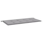 vidaXL Pernă de bancă de grădină, gri, 120x50x4 cm, textil oxford vidaXL Pernă de bancă de grădină, gri, 120x50x4 cm, textil oxford