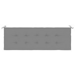 vidaXL Pernă de bancă de grădină, gri, 150x50x4 cm, textil oxford vidaXL Pernă de bancă de grădină, gri, 150x50x4 cm, textil oxford