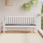 vidaXL Pernă de bancă de grădină, gri, 180x50x3 cm, textil oxford vidaXL Pernă de bancă de grădină, gri, 180x50x3 cm, textil oxford