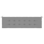 vidaXL Pernă de bancă de grădină, gri, 180x50x3 cm, textil oxford vidaXL Pernă de bancă de grădină, gri, 180x50x3 cm, textil oxford