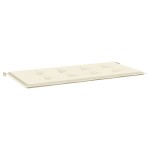 vidaXL Pernă de bancă de grădină, crem, 120x50x3 cm, textil oxford vidaXL Pernă de bancă de grădină, crem, 120x50x3 cm, textil oxford