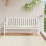 vidaXL Pernă de bancă de grădină, crem, 180x50x3 cm, textil oxford vidaXL Pernă de bancă de grădină, crem, 180x50x3 cm, textil oxford