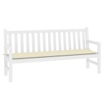 vidaXL Pernă de bancă de grădină, crem, 180x50x3 cm, textil oxford vidaXL Pernă de bancă de grădină, crem, 180x50x3 cm, textil oxford
