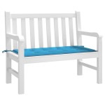 vidaXL Pernă de bancă de grădină, albastru, 120x50x3 cm, textil oxford