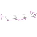 vidaXL Pernă de bancă de grădină, albastru, 150x50x3 cm, textil oxford vidaXL Pernă de bancă de grădină, albastru, 150x50x3 cm, textil oxford